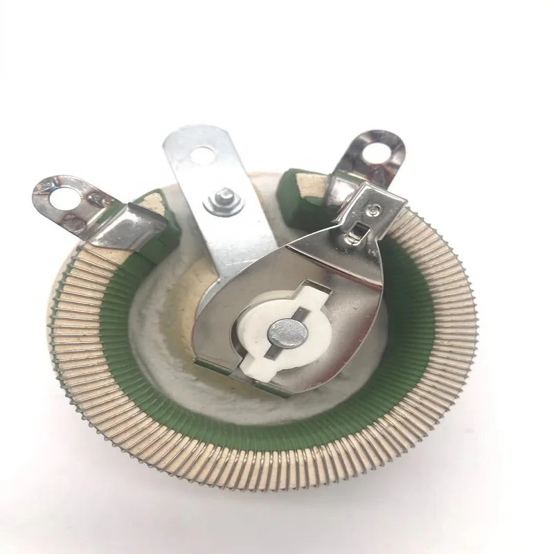 KIG factory custom 200W 10R   resistorHigh power wirewound adjustable sliding resistance rheostat