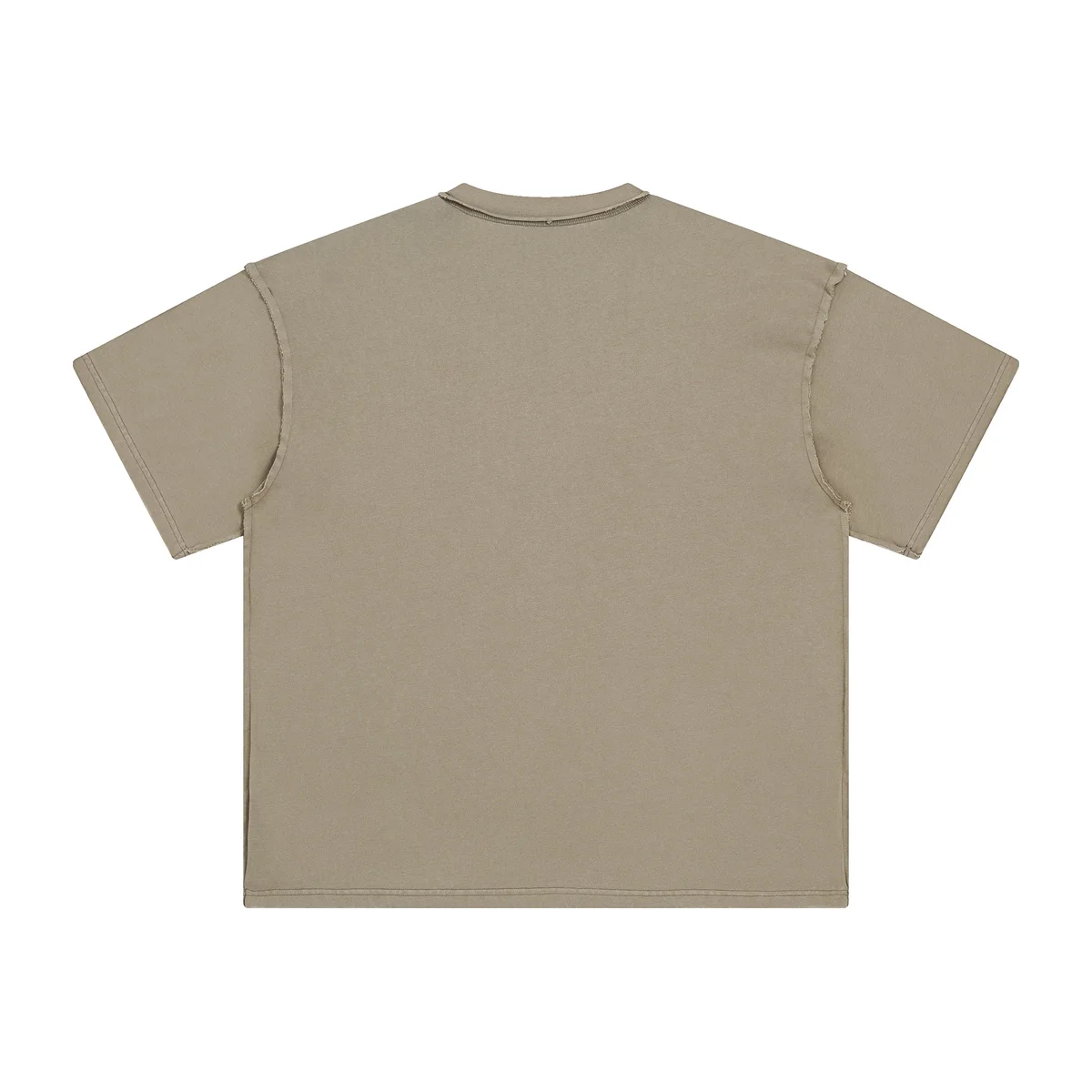 Tシャツ・カットソー Luxury Street Wear washed vintage longt penhui ovd unisexual 408500073-front-pdp?$onmodelfront$