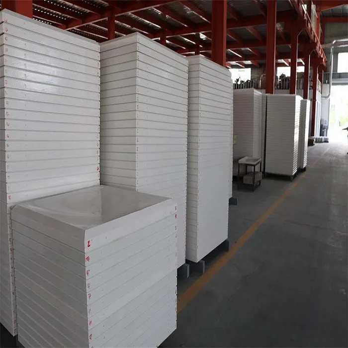 Крыша здания для пожарной безопасности, индивидуальная большая вместимость, панели SMC, Болтовая сборка, GRP FRP резервуар для воды