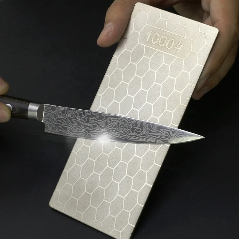 Diamond Knife Sharpening Stone 1000# Knife Sharpener Ultra-Thin Honeycomb  Surface Whetstone Grindstone Cutter Tool