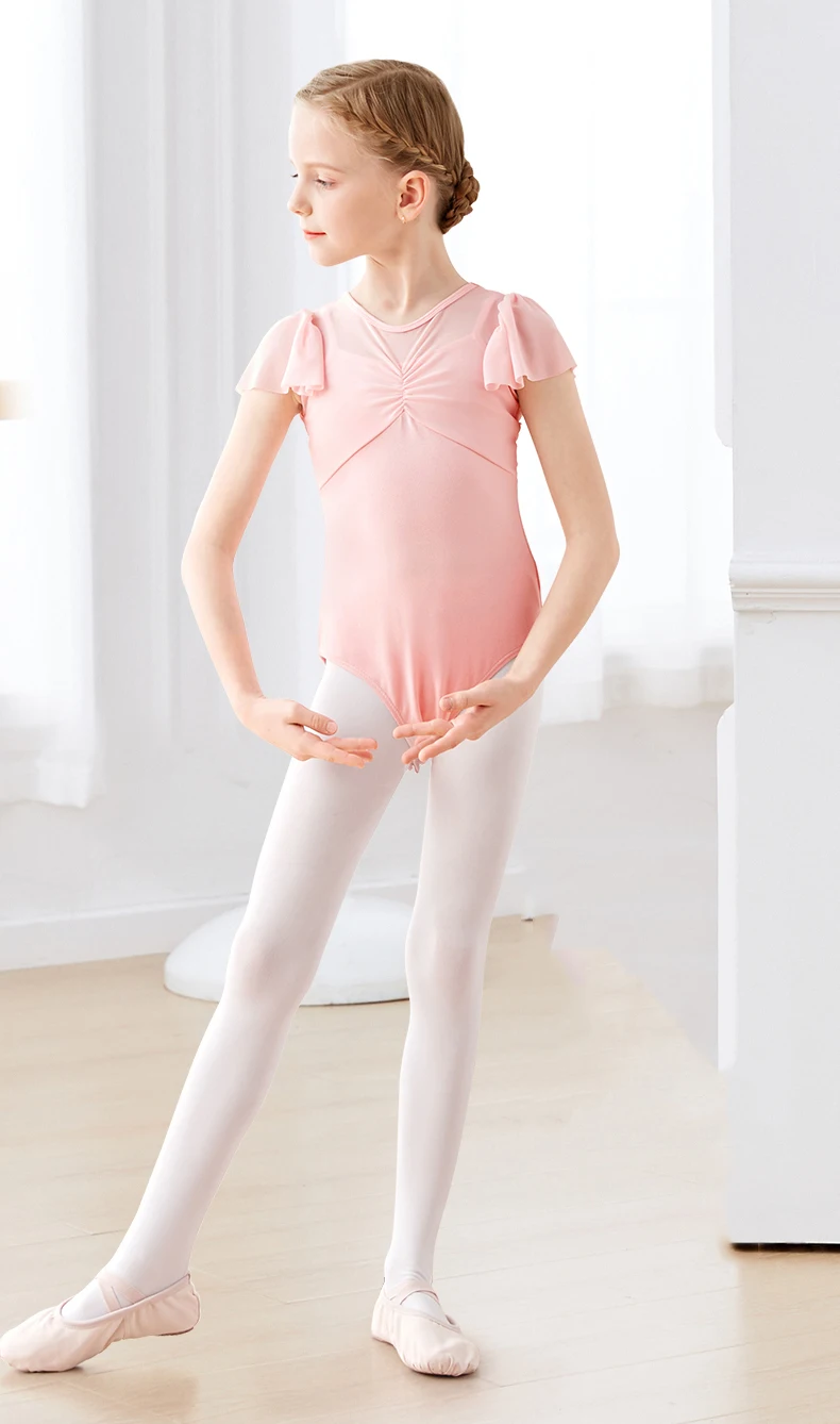 Daydance Fluttler Sleeve Ballet Dance Leotards for Toddler/Girls/Kids/Big  Kids/Big Girls