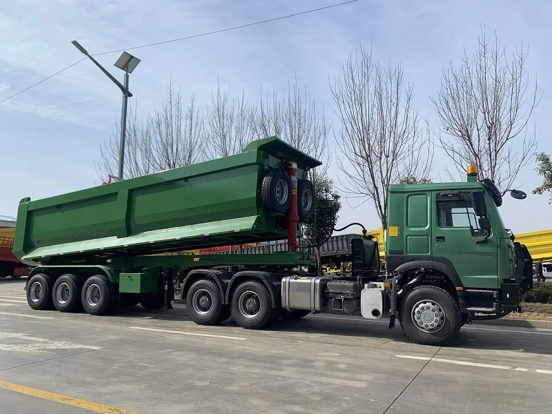 Vehicle Master 2 3 4 Axles Dump Semi Trailer Tipper Trailer/Dumper/Tipping Semi Truck Trailer Scrap Tipper Trailer