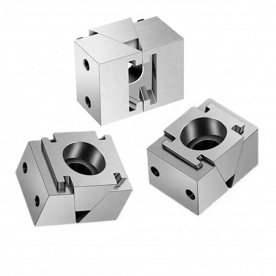 TEBAK Ok Fixture Clamp Wedge M6 8 10 12 14 16 OK Vise CNC Machine Fixed Double Side Multi-station Wedge Clamping Vise