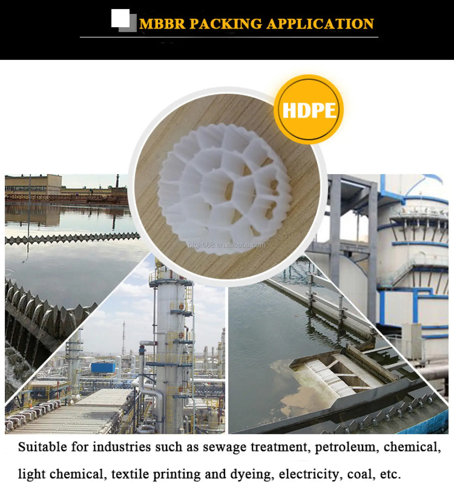 Mbbr Moving Bed Biofilm Reactor Bio Filter Media For Wastewater ...