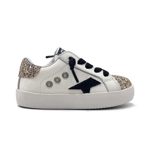 Wholesale Fashion Luxury Leather Sneakers for Children Star Design Teen Casual Shoes Girls New Styles Children Adult Sport Shoes