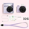 Awesome Purple Camera+32G Card+Stickers+Lanyar