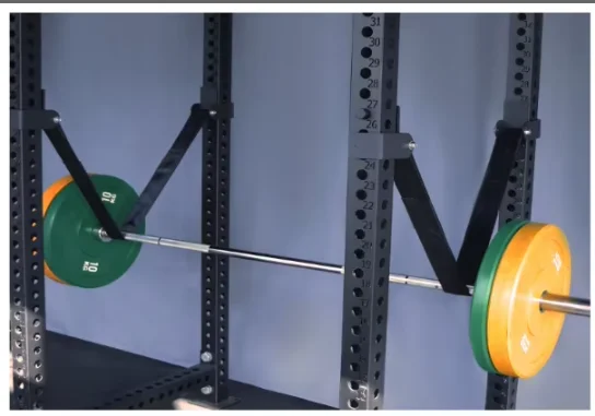 Heavy Duty Power Rack Safety Straps 2.5T Load Capacity Squat Cage Protective product detail 2
