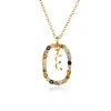E gold neclace