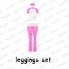Pink leggings set