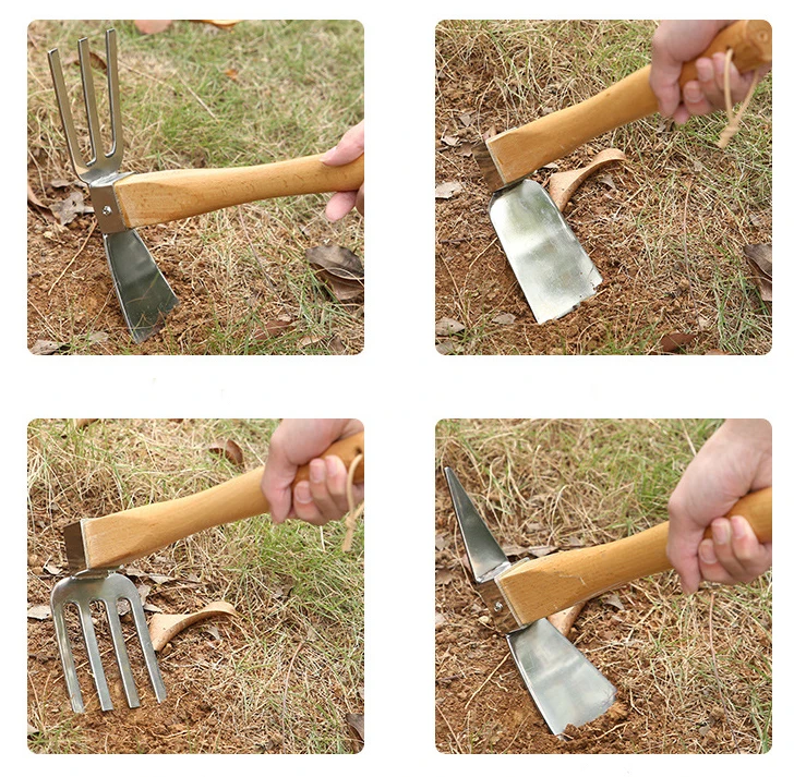 High Quality Wooden Handle Planting Garden Tools Stainless Steel