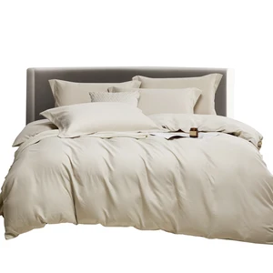 Hot Sale Bedding Set 2.5cm Sateen Stripe 100%Polyester Bedsheet Fitted Sheet Set 300TC