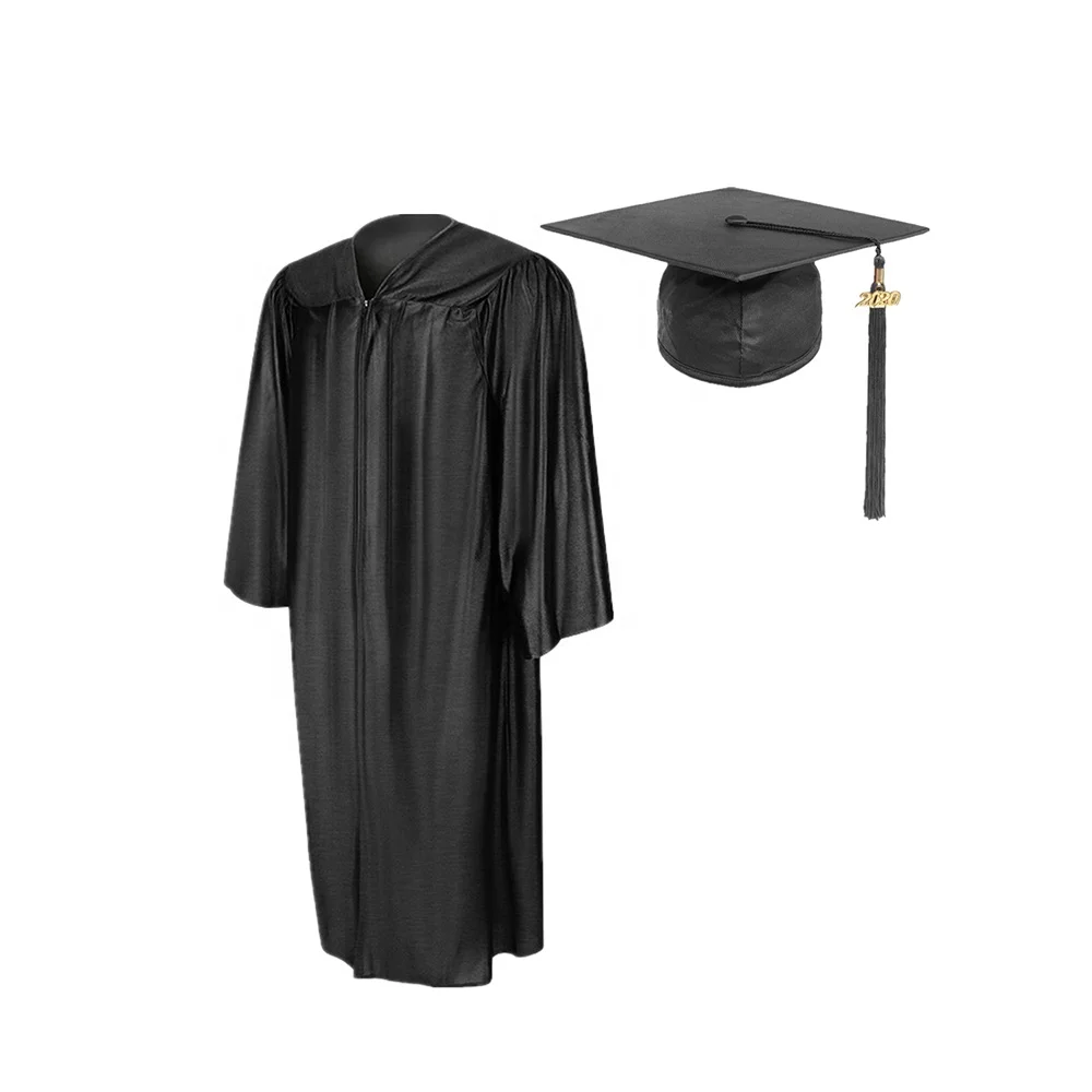 Bachelor Graduation Gown Black Free Sample
