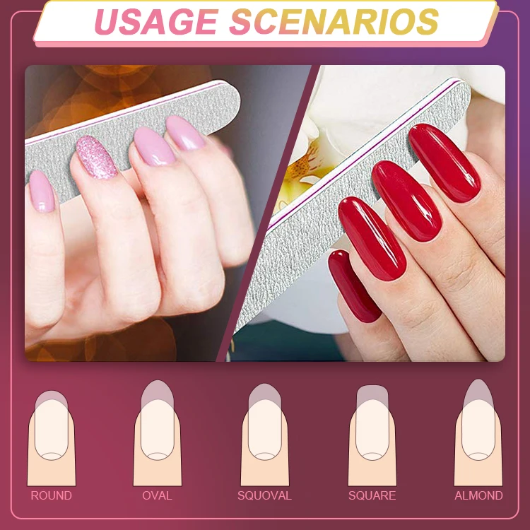 Пилка для ногтей Zebra 100, 180 грит, профессиональный инструмент для маникюра, пилка для ногтей с логотипом на заказ, оптовая продажа