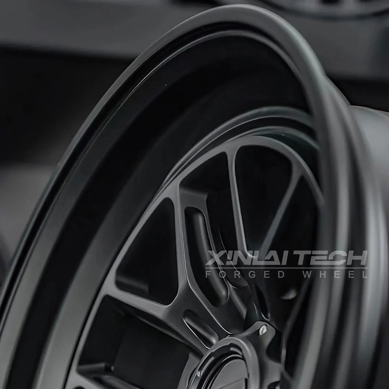 XL Deep Dish Deep Lip Concave Custom Forged Monoblock Black Wheels 5x120 5x114.3 5x112 Aluminum Alloy Rim Car Wheel - Image 5
