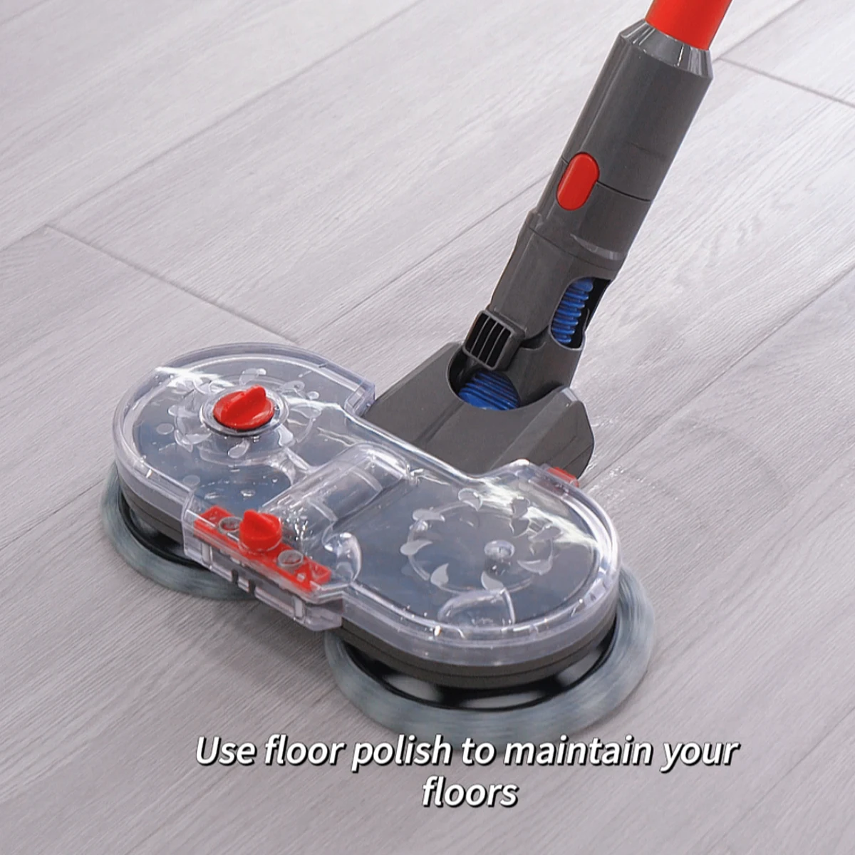 Electric Dry Wet Water Tank Floor Mop Cloth Pad Brush For Dysons V7 V8