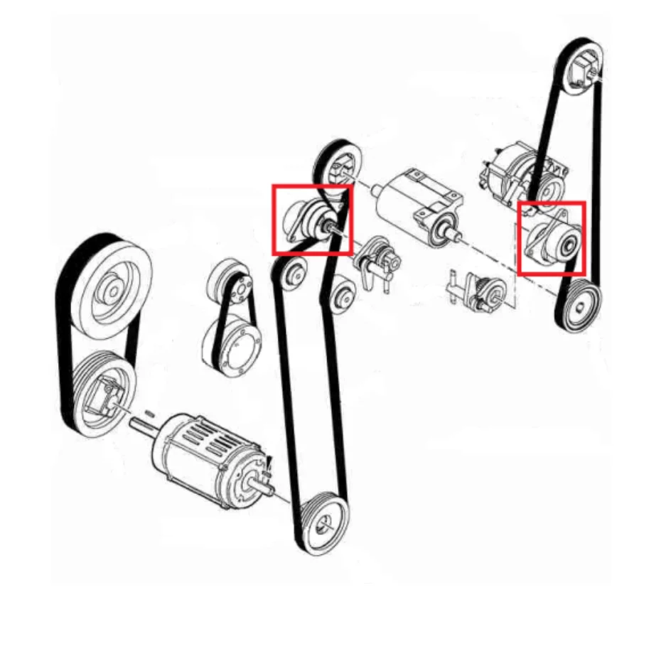 78 1282 781282张紧器，带皮带轮光滑，用于热王 