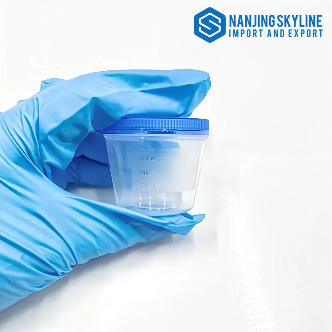 Urine Collection Container Sterile Sample Specimen Bottle Cup 15ml-120ml Sizes with Label Sterile Urine Container for Hospital