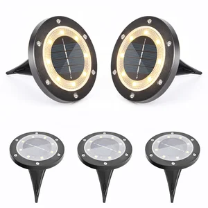 Vertak Landscape Garden Light for Pathway Waterproof Solar Ground Light