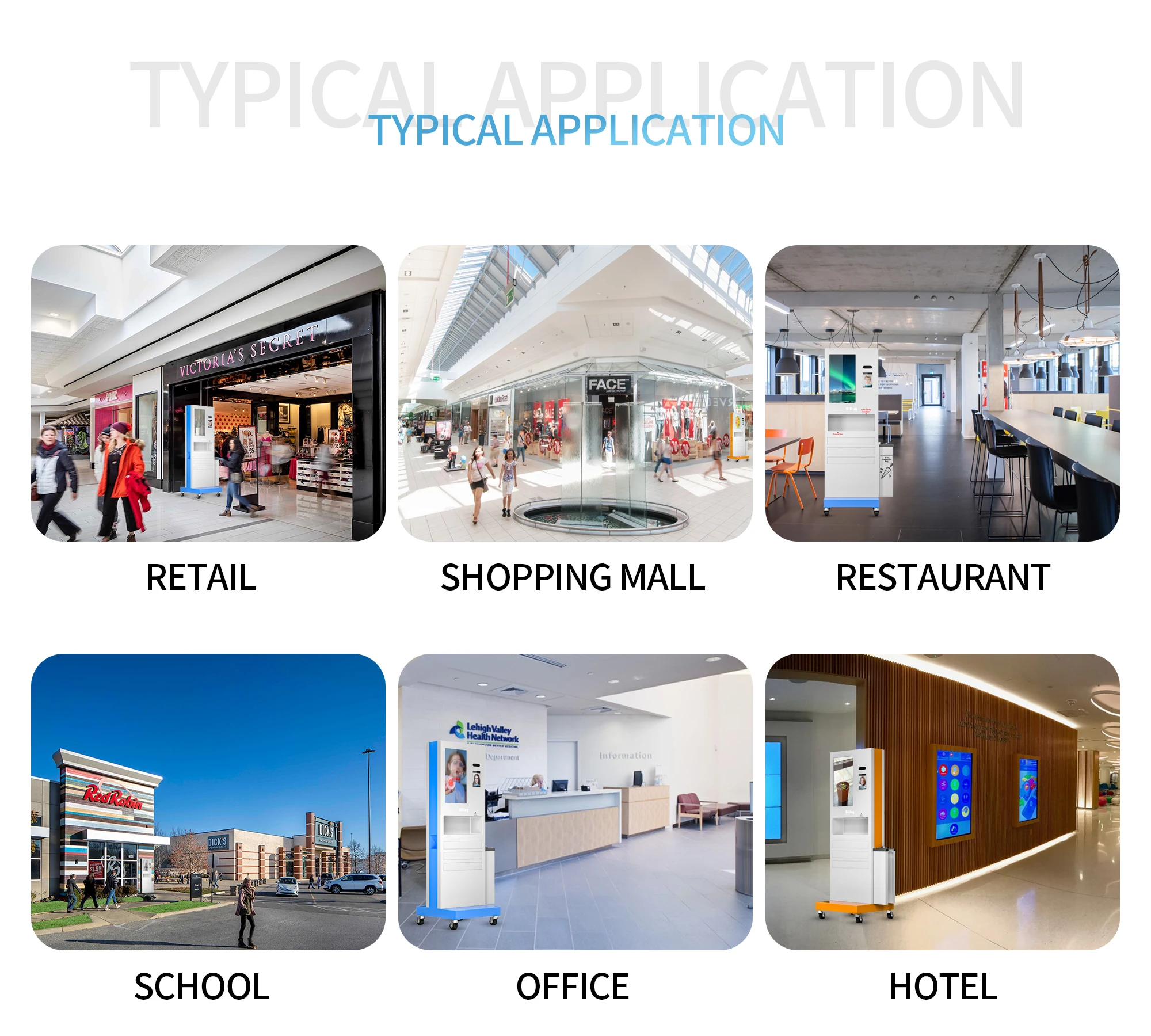 Торговый центр 32 дюймов напольные киоск 1200 мл ручной диспенсер для мытья тела датчик температуры ЖК-экран киоска