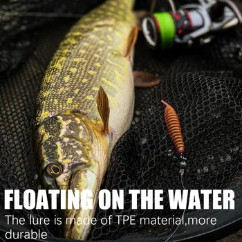 Factory Direct Sales Artificial Soft Bait Stainless Steel Without Hooks for Saltwater & Freshwater Fishing Bio-inspired Design – Soft Lure – view 3