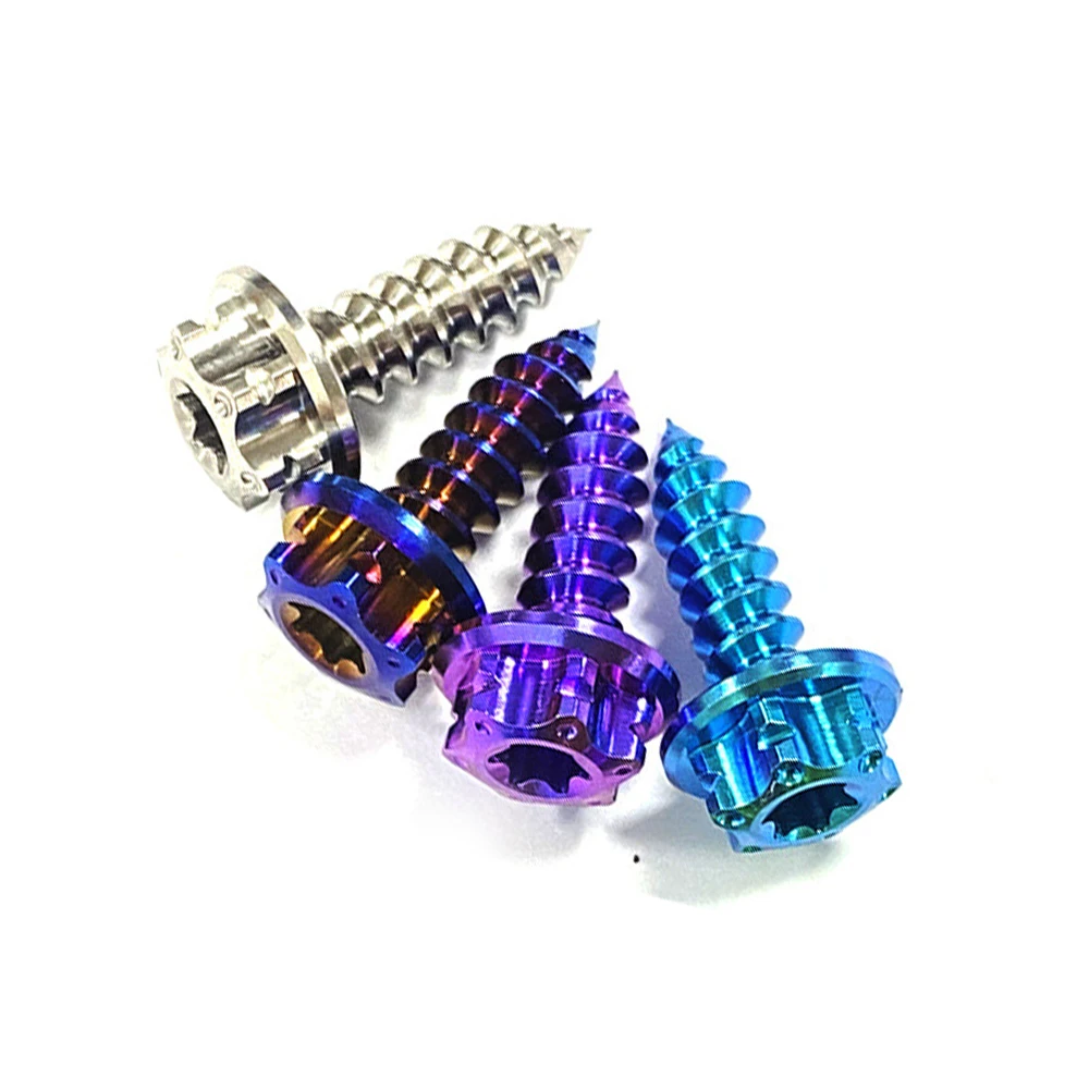 Stem Surron Rear Axle Bolt Titanium in M12X1.25 Pcx 160 Countersunk Torx Chain Ring Risk Outer Hexagon Dished Head Bolt Titanium