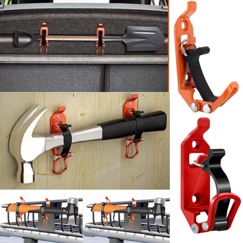 Quick Fist Clamp for Mounting Tools Equipment Car Wall Mounts Car Trailer RV Boat Residential Accessories Shovel Bracket