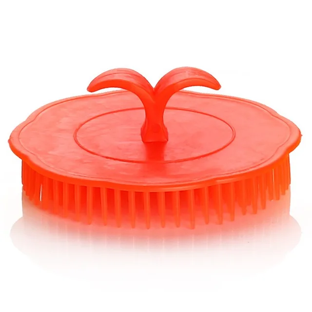 2025 Popular Custom Logo Shower Head Scrubber Waterproof Hair Scalp Massager Shampoo Brush With Plastic Bristle for Home Use