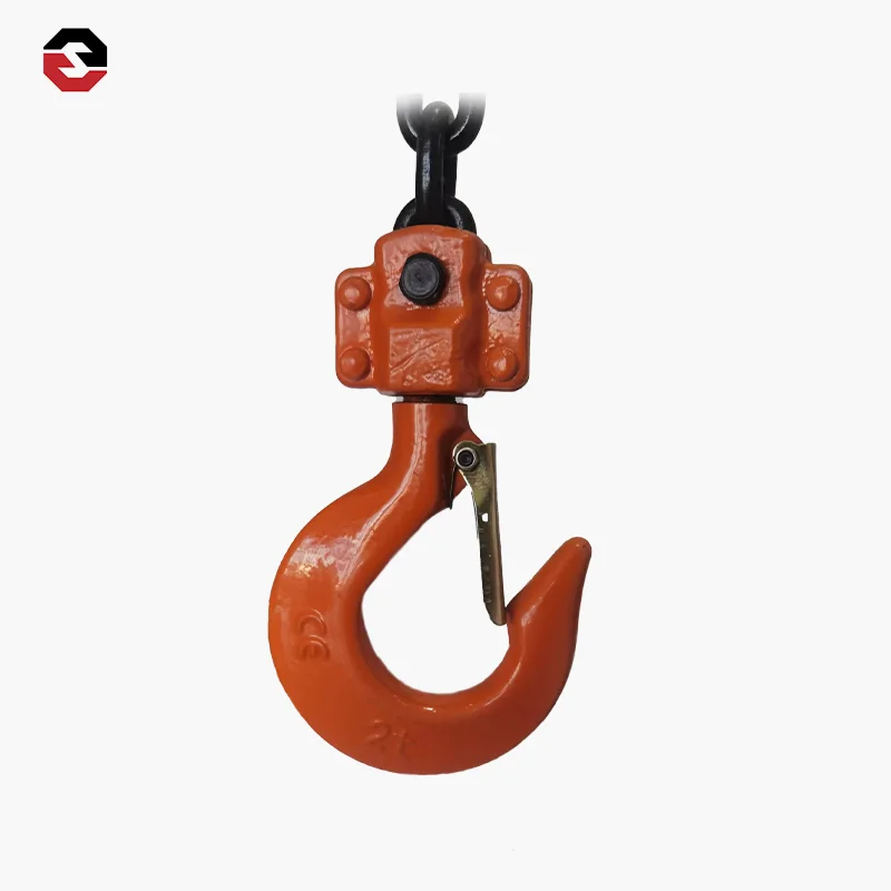 High Quality 10 Ton Hand Chain Construction Hoist Heavy Duty Manual Safety Hook Block