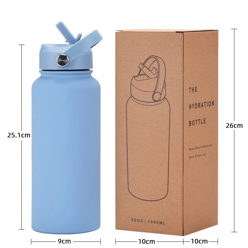 34 oz Insulated Stainless Steel Tumblers W/3 Lids Vacuum Insulated Flask  Stainless Steel Sport Thermos Drink Bottle| Alibaba.com