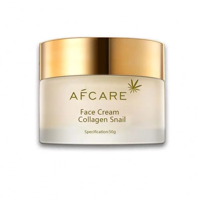 High Review Moisturizing Face Cream Anti Aging Natural Organic Collagen Snail Whitening Face Cream OEM