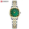 3 Glod Case Green Dial
