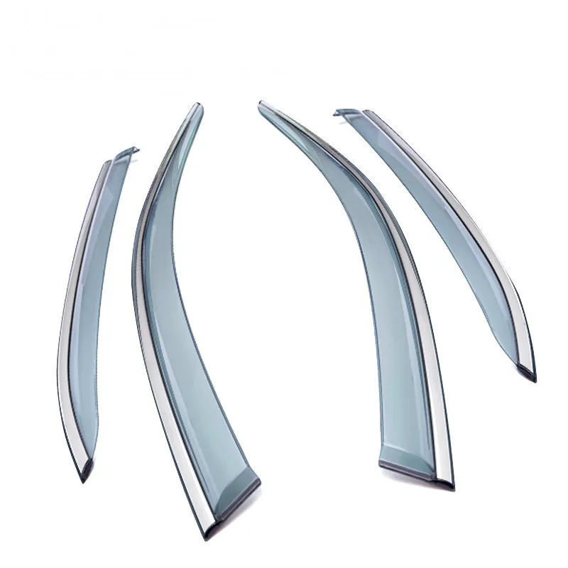 4pcs Window Visor Vent Deflector Sun Rain Guard For 19-24 BMW X7 40i 50i 60i
