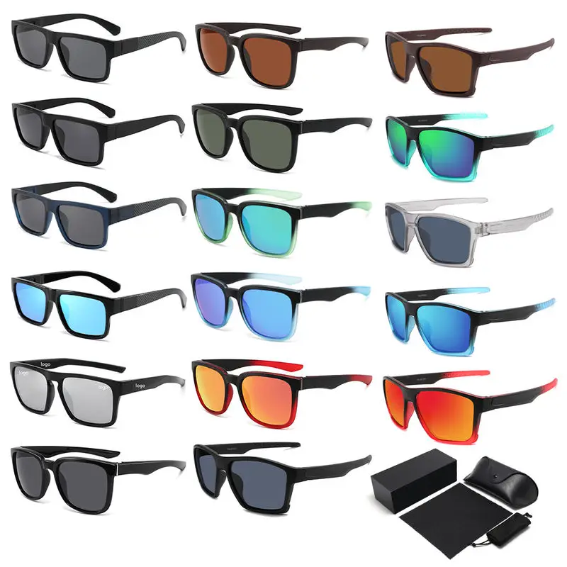 Factory Wholesale Custom Logo Unisex Polarized Light Weight Sport Eyewear Baseball Sungl