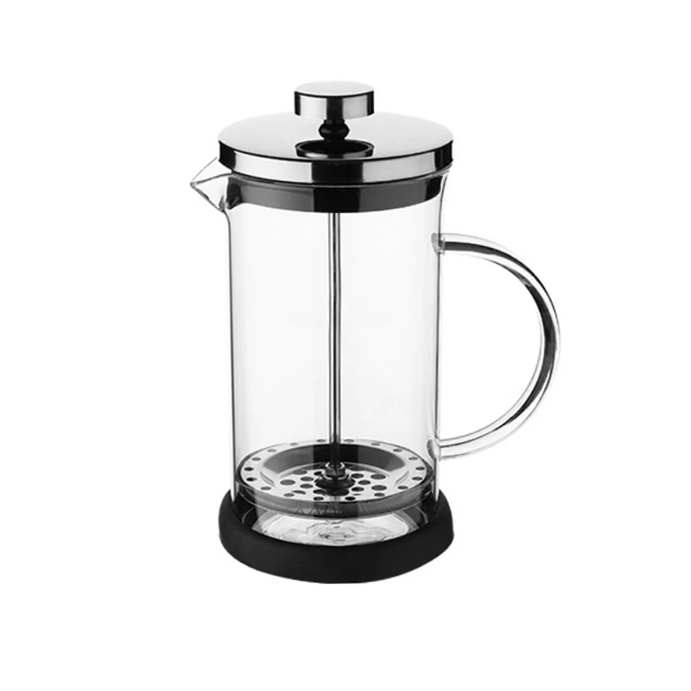 Manual heat-resistant glass filtration teapot 