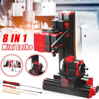 Multifunctional Lathe Machine Torno Lathe Diy Tools 8 In 1 Motorized 