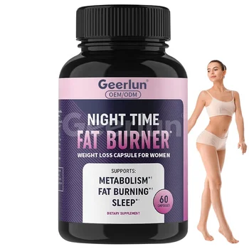 Custom Label Night Time Metabolism Weight Loss Product Improve Sleep Supplements Slimming Capsules