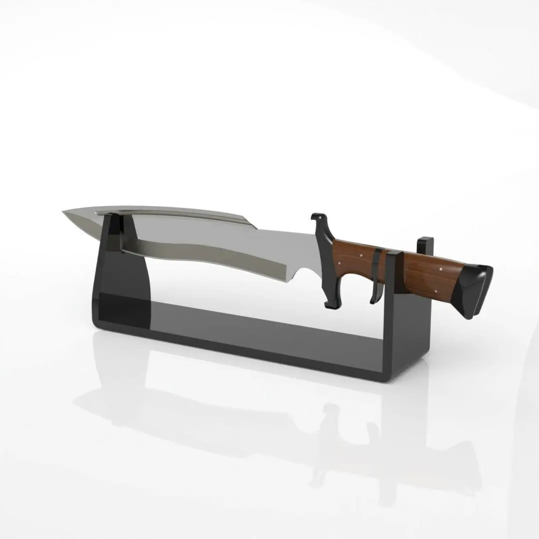 Crystal Daggers Collection Storage Holder Custom Clear Acrylic Knife Stand