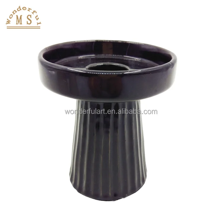Candle holder handmade relief texture design oIncluding 2pcs of candle holder compartment heavy enough so it does not tip over