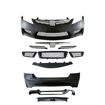 Hot selling Car bumpers For Honda Civic 2006-2011 Upgrade Typer Style Front bumper Rear bumper Side skirts