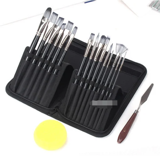 Высокое качество длинные волосы деревянная круглая краска кисть