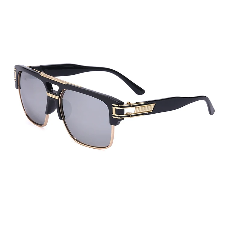2022 New RETRO SUNGLASSES Large Frame Gafas Fashion Trend Sun Glasses for Men and Women