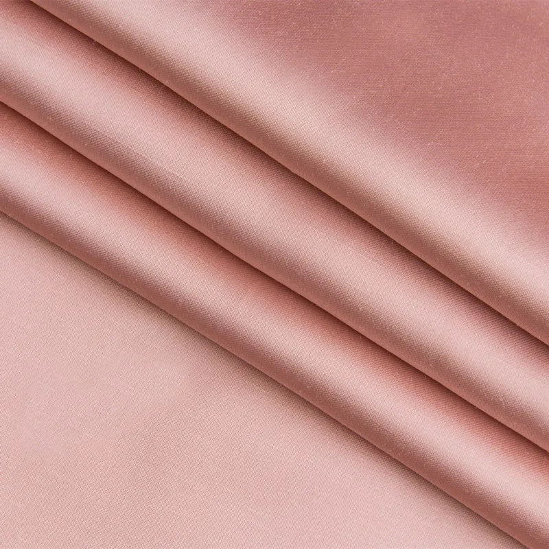 Luxury Shinny Plain Dyed Linen Silk