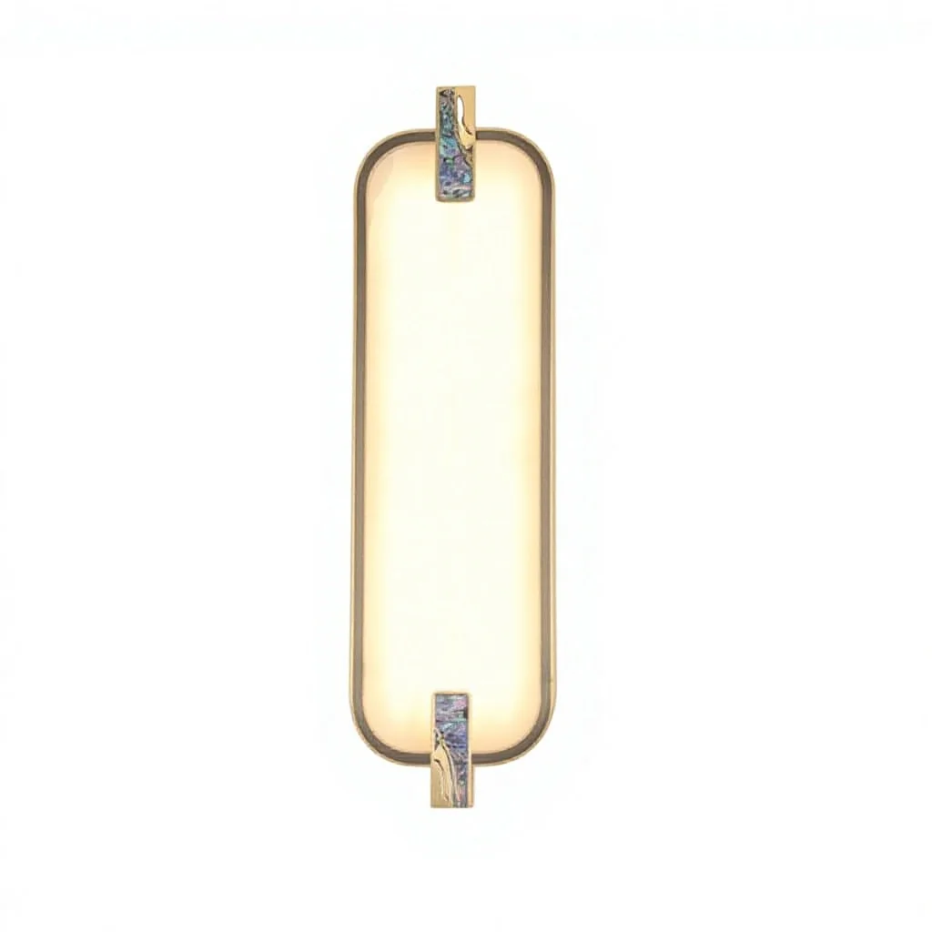 New Chinese Style All-Copper Three-color Light Changing Wall Lamp for Living Room Bedroom Entrance Study
