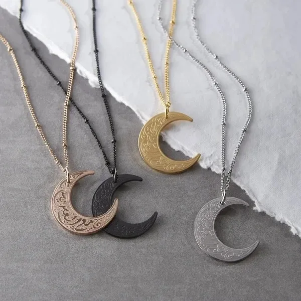 Collar Con Colgante De Dios Islámico Musulmán Musulmán De Color Dorado Para Mujeres Árabes