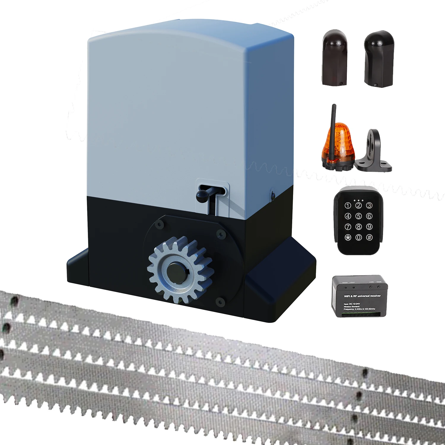 2000 кг 220 В/110 В умные гигантские Автоматические Дверные операторы электрические раздвижные ворота для виллы