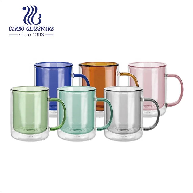Various Type Animal Cat Design Drinking Glass Cup High Borosilicate Double Wall Glass Coffee Cup Water Tea Mug Factory Wholesale