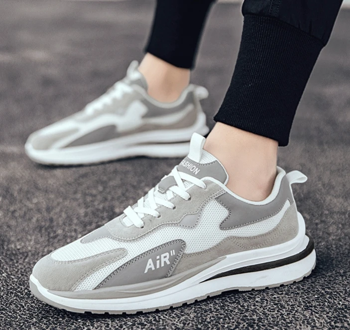 Men's Shoes 2024 Spring/Summer New Breathable Soft Sole Casual Sports Shoes