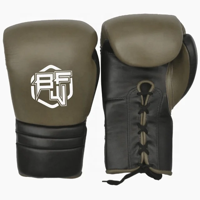 Punch Fight Gear 100% Cowhide leather boxing sparring & kick boxing glove. 