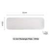 12'' Rectangle White