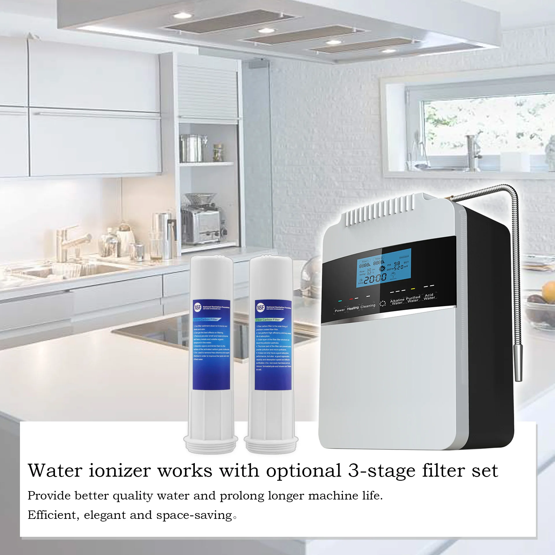 Kangen Water Ionizer with Ti-Pt Plates Ph